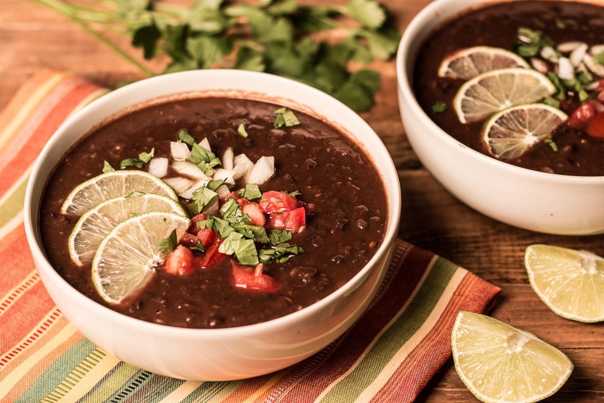 Coconut black beans